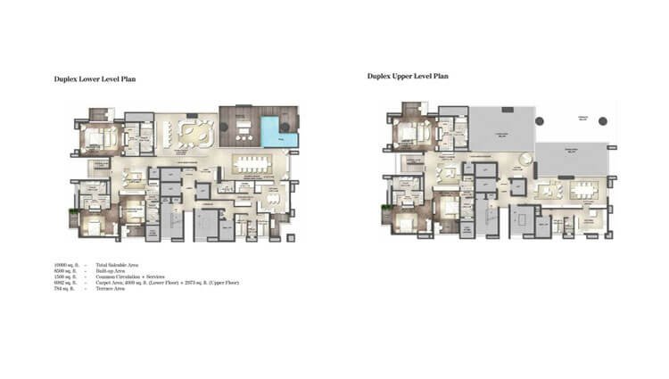 6 BHK 10000 Sq. Ft. Apartment in ATS Knightsbridge